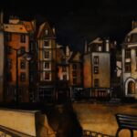 « Saint-Malo... by night », encres, 40x50 cm (vendu)